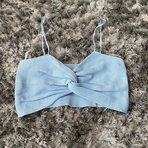 Crop Twist Bustier cami top